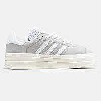 Adidas Gazelle Bold Grey White хорошее качество кроссовки и кеды хорошее качество Размер 38