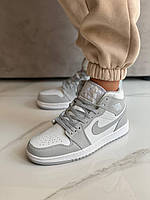 Nike Air Jordan 1 Retro White Grey хорошее качество кроссовки и кеды хорошее качество Размер 44