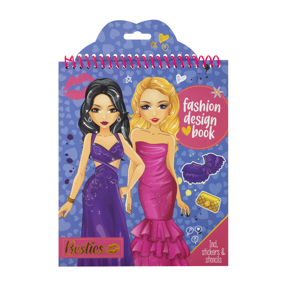 Книга модельєра Besties (синя, 24х20см, 20 аркушів) 961004, фото 1