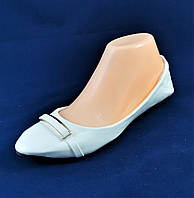 .Женские Балетки Белые Мокасины Туфли (размеры: 36,38,39) - 17А-5 хорошее качество