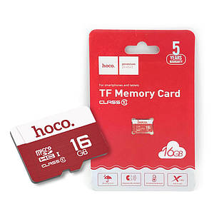 Картка пам'яті microSD (SDHC) Hoco 16Gb (class 10)