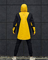Куртка демисезонная мужская Пушка Огонь Horn черно-желтая хорошее качество