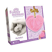 Набор для создания слепка ручки или ножки "Family Moment" FMM-01-02 розовый