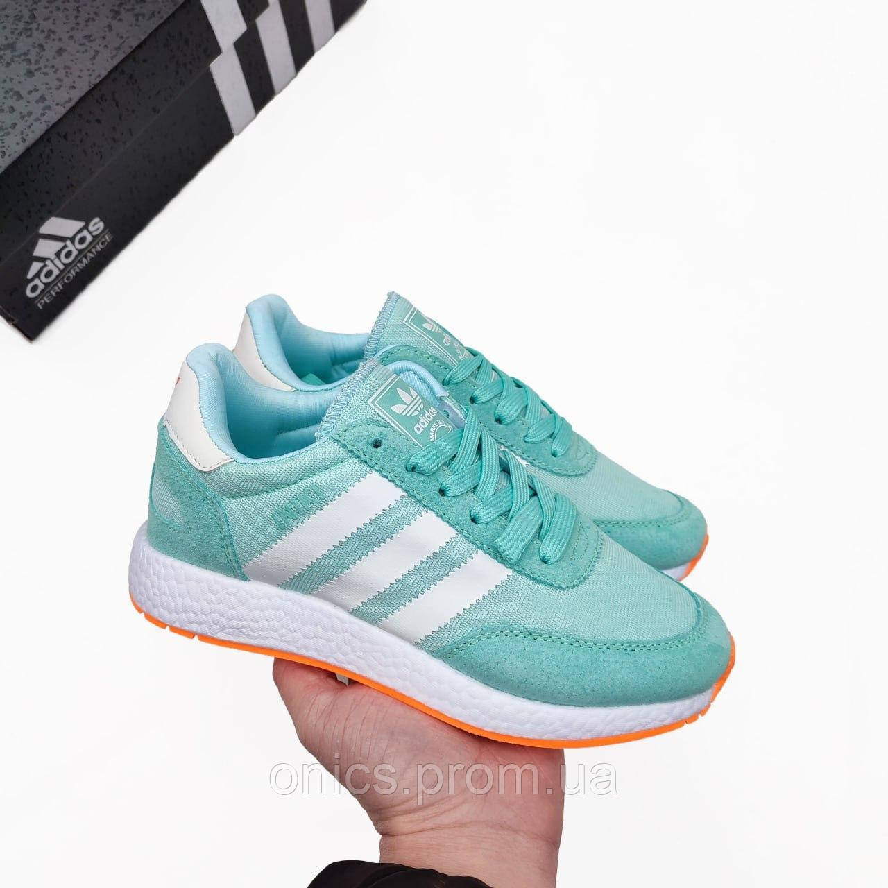 Жіночі кросівки Adidas Iniki м'ятні хорошее качество Размер 36(23см), - фото 6 - id-p1946575294