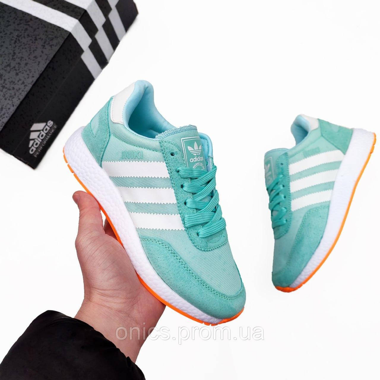 Жіночі кросівки Adidas Iniki м'ятні хорошее качество Размер 36(23см), - фото 8 - id-p1946575294