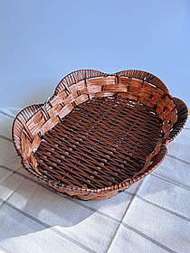 Кошик для фруктів плетений 35х27х7 см Helios 7325