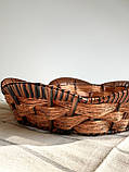 Кошик для фруктів плетений 35х27х7 см Helios 7325, фото 2