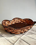 Кошик для фруктів плетений 35х27х7 см Helios 7325, фото 3
