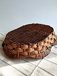 Кошик для фруктів плетений 35х27х7 см Helios 7325, фото 4
