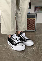 Converse Chuck Taylor All Star Platform Black White хорошее качество кроссовки и кеды хорошее качество