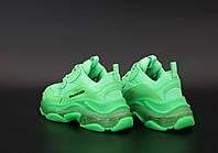 Balenciaga Triple S Clear Sole Green Neon хорошее качество кроссовки и кеды хорошее качество Размер 44