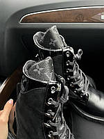 Louis Vuitton Boots Black Fur v2 гарна якість кросівки та кеди гарний розмір 36