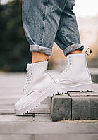 Dr. Martens JADON Mono White Fur No Logo гарна якість кросівки та кеди, які мають високу якість Розмір 36 40