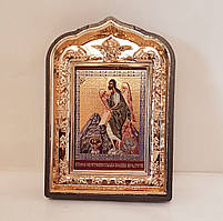 Ікона друге здобуття глави Іоанна Предтечі, лик 6х9, у пластиковій чорній рамці