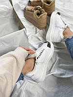 Alexander McQueen White Metal FUR хорошее качество кроссовки и кеды хорошее качество Размер 38