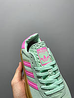 Adidas Gazelle Bold Pulse Mint Pink хорошее качество Размер 39