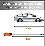 Автомобільний пилосос провідний GRIKEY 5 Чорний з насадками та мікрофіброю, 120W (GB5RB), фото 2