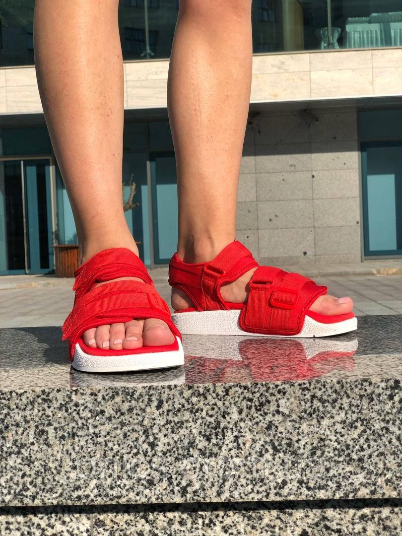 Adidas Adilette Red White хорошее качество кроссовки и кеды хорошее качество Размер 38 - фото 3 - id-p1946602141