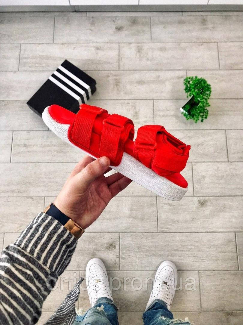 Adidas Adilette Red White хорошее качество кроссовки и кеды хорошее качество Размер 38 - фото 4 - id-p1946602141