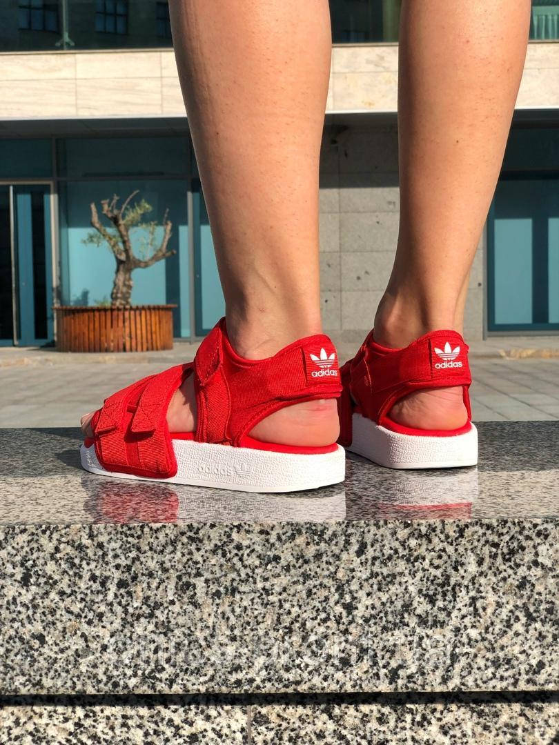 Adidas Adilette Red White хорошее качество кроссовки и кеды хорошее качество Размер 38 - фото 6 - id-p1946602141