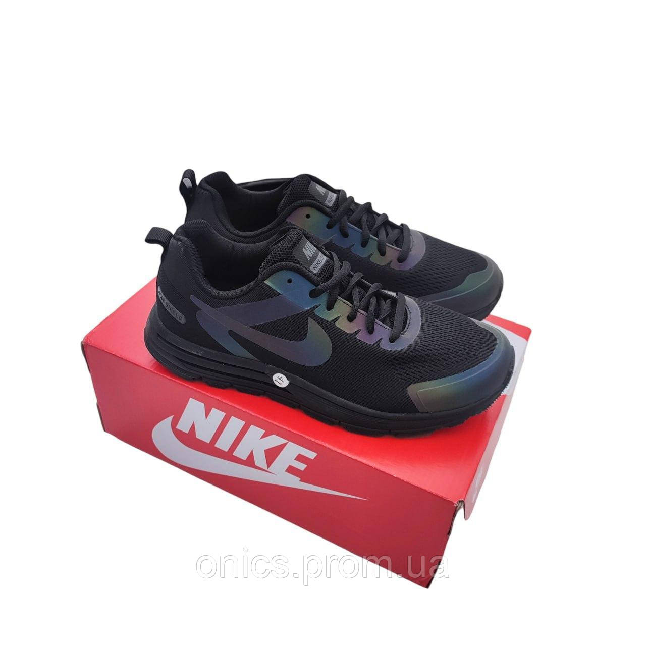 Чоловічі кросівки Nike Zoom Shield чорні (хамелеон) хорошее качество Размер 41(26см) - фото 2 - id-p1946575663