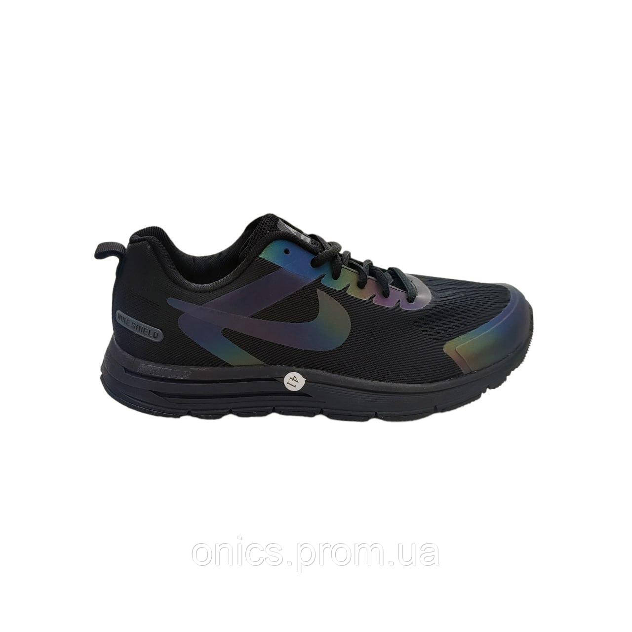 Чоловічі кросівки Nike Zoom Shield чорні (хамелеон) хорошее качество Размер 41(26см) - фото 4 - id-p1946575663