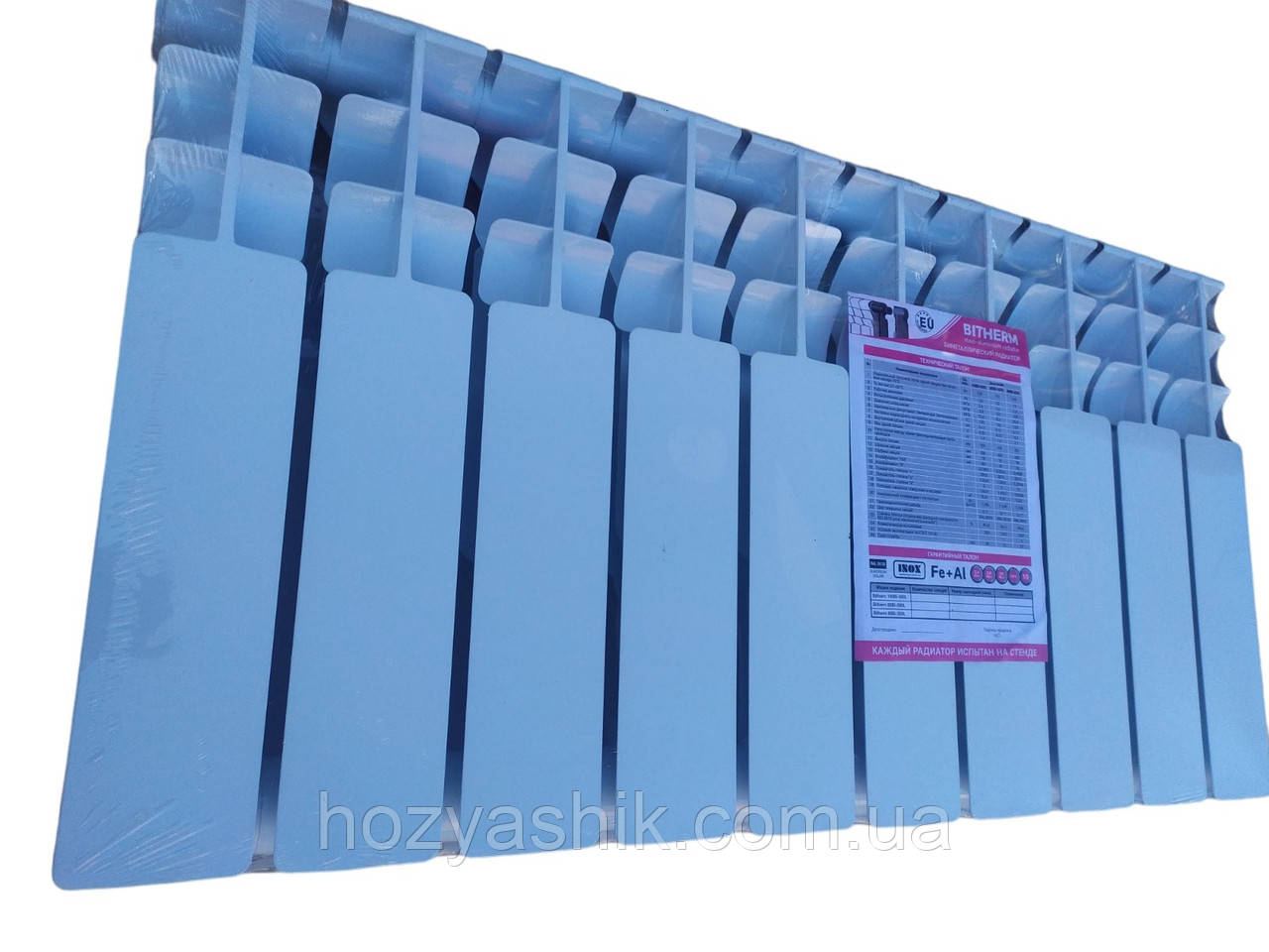 Радіатор біметалевий 80/350 "BITHERM" Fe+All