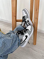 Nike Air Jordan 1 Retro Mid Smoke Grey хорошее качество кроссовки и кеды хорошее качество Размер 36