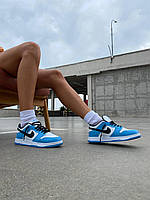 Nike SB Dunk Low Blue White Black хорошее качество кроссовки и кеды хорошее качество Размер 36