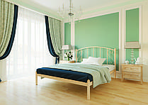 Ліжко Шарлота (маталеве) ТМ Металл Дизайн. Ціна вказана за базовий чорний колір