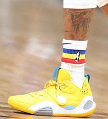 Білі шкарпетки Голден Стейт Nike NBA Elite Crew Golden State спортивні баскетбольні
