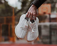 Adidas Yeezy Boost 350 V2 Triple White Crem Sole хорошее качество кроссовки и кеды хорошее качество Размер