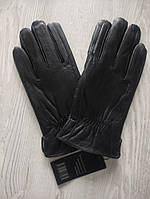 Чоловічі шкіряні рукавиці чорні хорошее качество