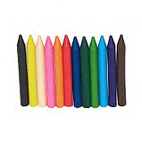 Крейда воскова Faber-Castell Plastic Grip тригранна в картонній коробці 12 кольорів, 122520, фото 4
