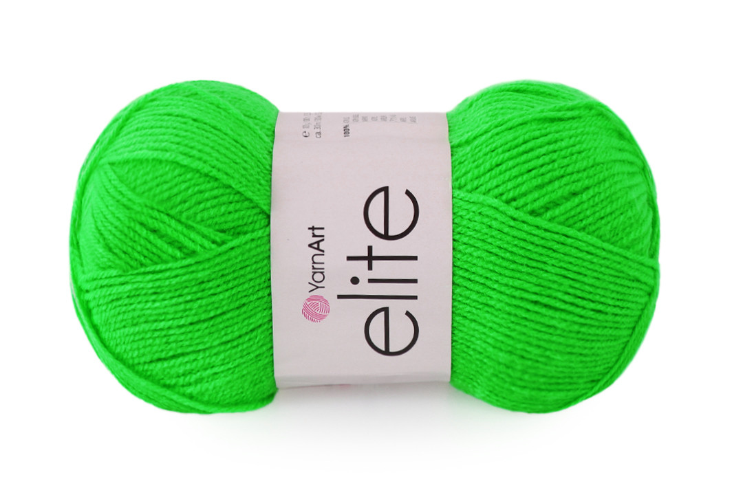 YarnArt Elite, Салат неон No8233
