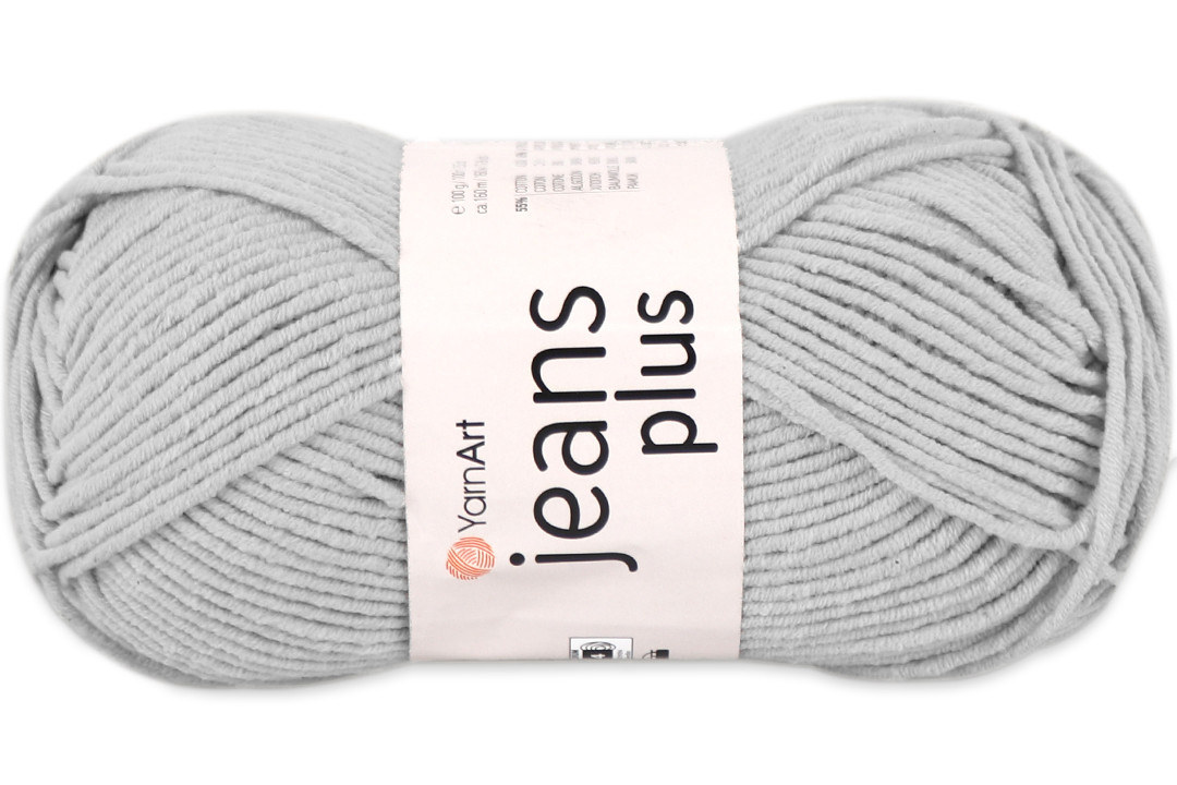YarnArt Jeans Plus, Світло-сірий No49
