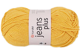 YarnArt Jeans Plus, Жовток No35