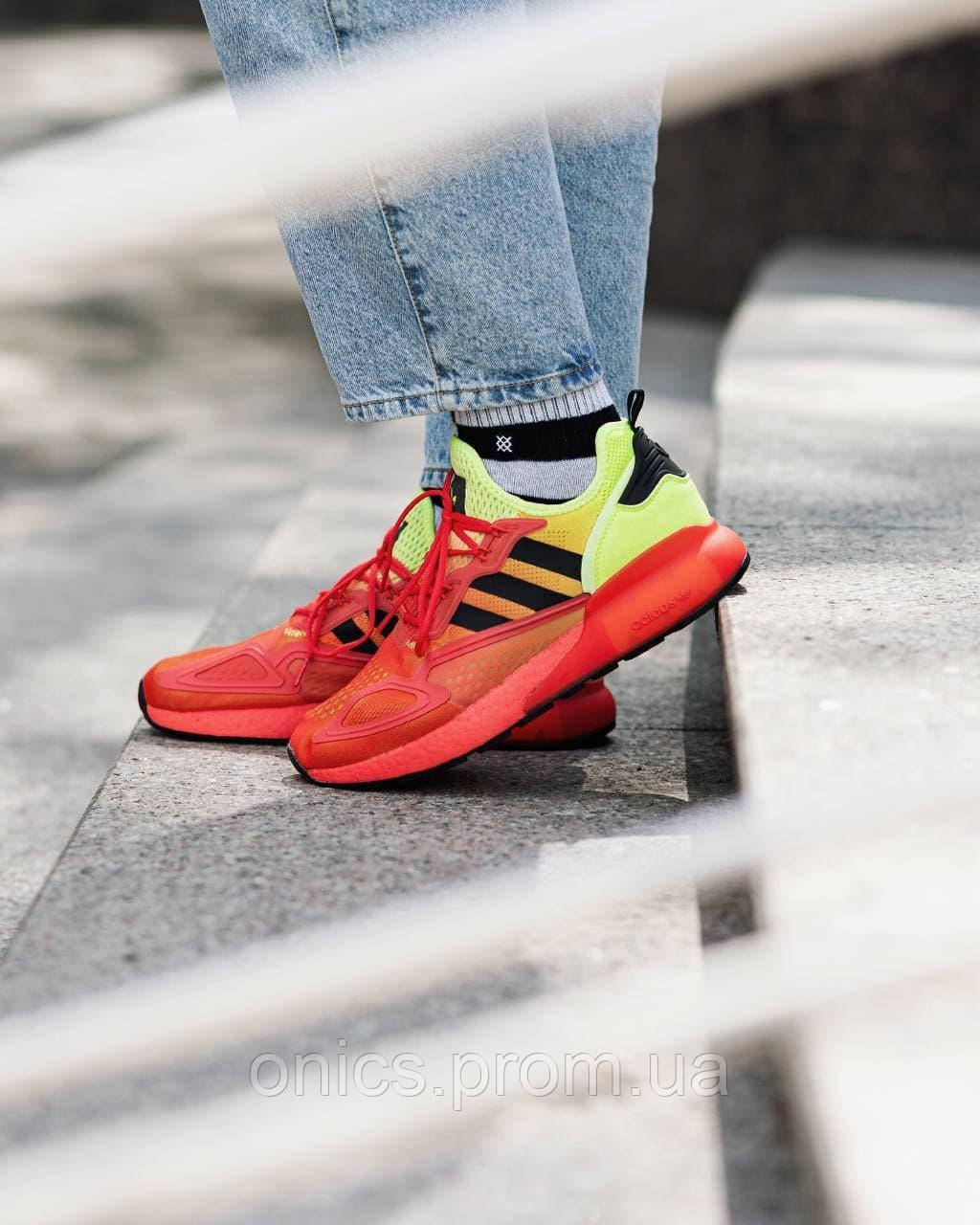 Adidas ZX 2K Boost Solar Yellow Hi-res Red хорошее качество кроссовки и кеды хорошее качество Размер 42 - фото 8 - id-p1946637265