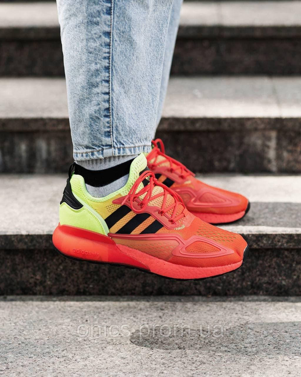 Adidas ZX 2K Boost Solar Yellow Hi-res Red хорошее качество кроссовки и кеды хорошее качество Размер 44 - фото 3 - id-p1946637267