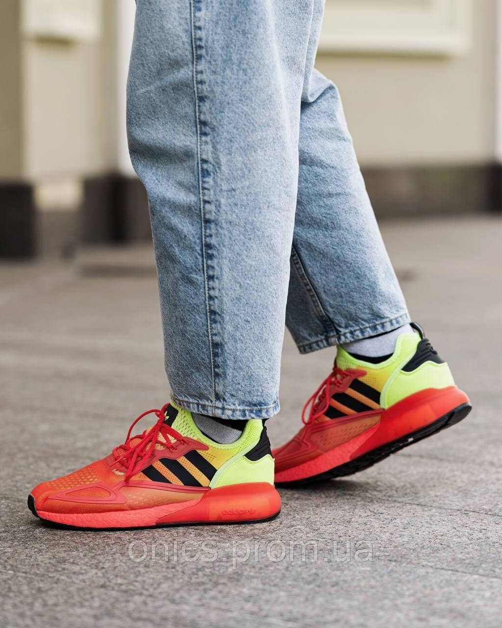 Adidas ZX 2K Boost Solar Yellow Hi-res Red хорошее качество кроссовки и кеды хорошее качество Размер 44 - фото 7 - id-p1946637267