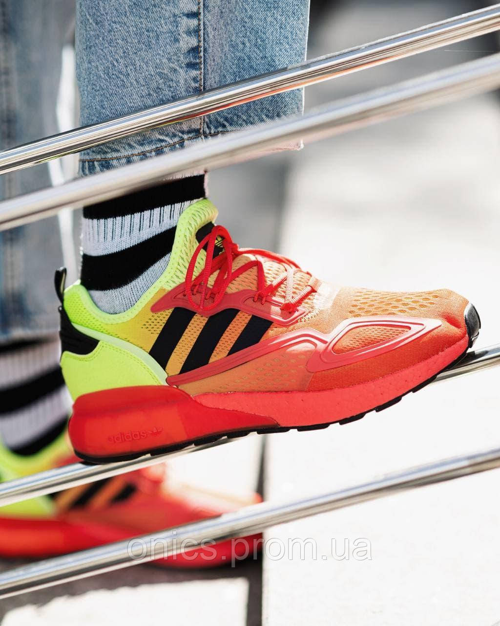 Adidas ZX 2K Boost Solar Yellow Hi-res Red хорошее качество кроссовки и кеды хорошее качество Размер 44 - фото 9 - id-p1946637267