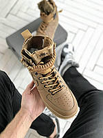 Nike Special Fled Air Force 1 Brown хорошее качество кроссовки и кеды хорошее качество Размер 40