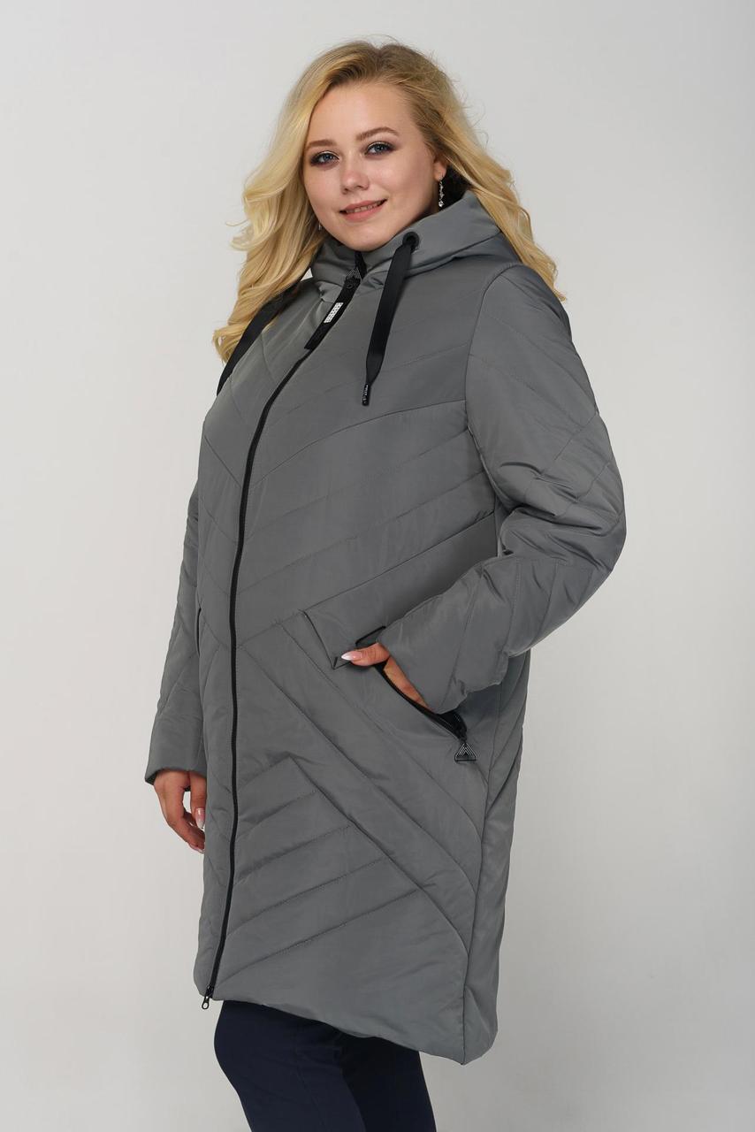 Новинка!! Демісезонна куртка "Валерія" великого розміру Polinika, з 52 по 64 р.