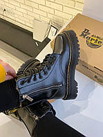 Dr. Martens 1460 JADON High Fur Black No Logo 2 (Змейка) хорошее качество кроссовки и кеды хорошее качество