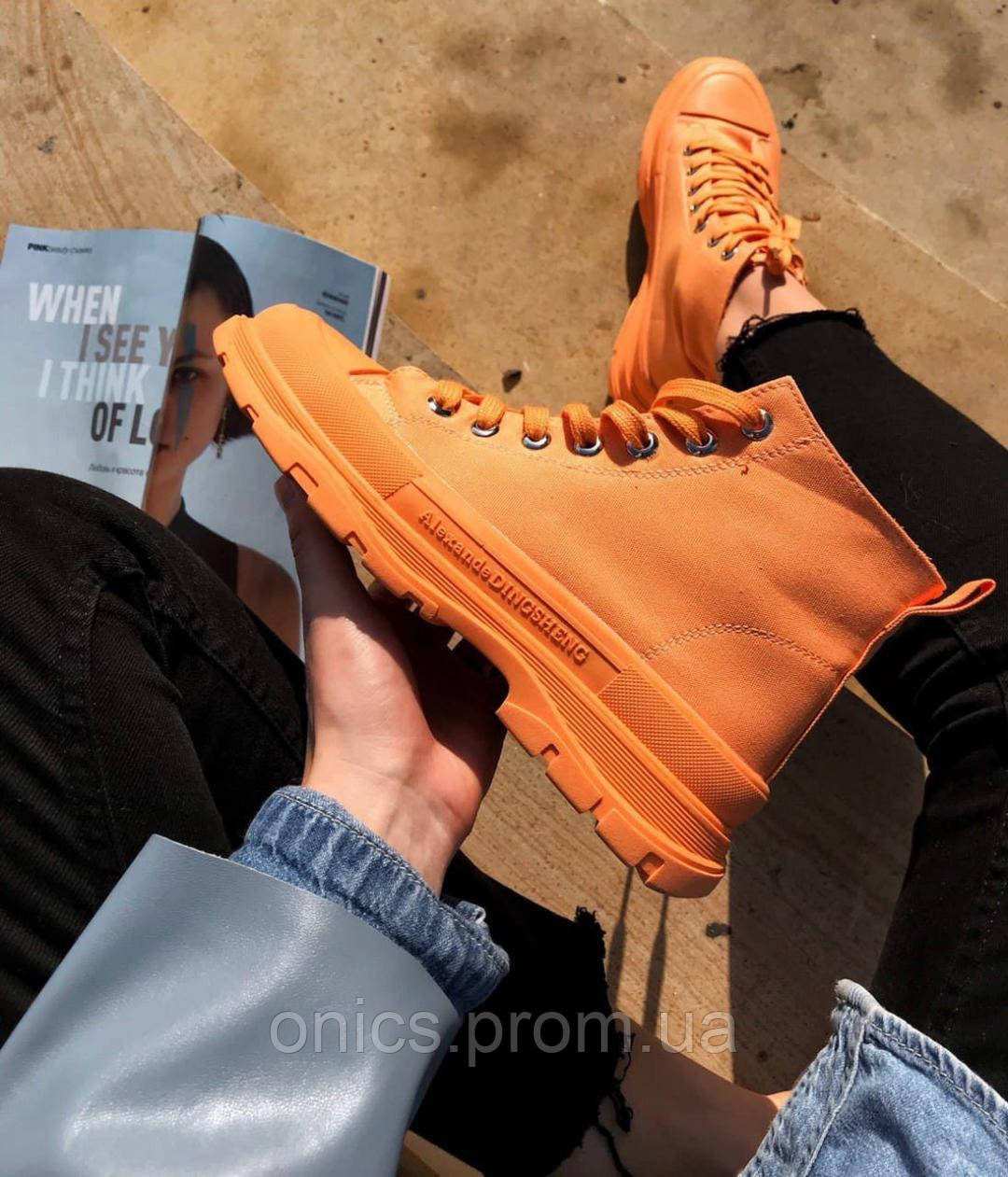 No Brand Boots Orange хорошее качество кроссовки и кеды хорошее качество Размер 36 - фото 2 - id-p1946578020