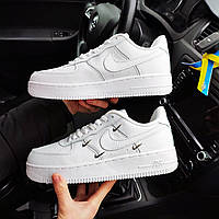 Чоловічі кросівки Nike Air Force 1 LX Chrome Swooshees White білі хорошее качество Размер 44(28см)