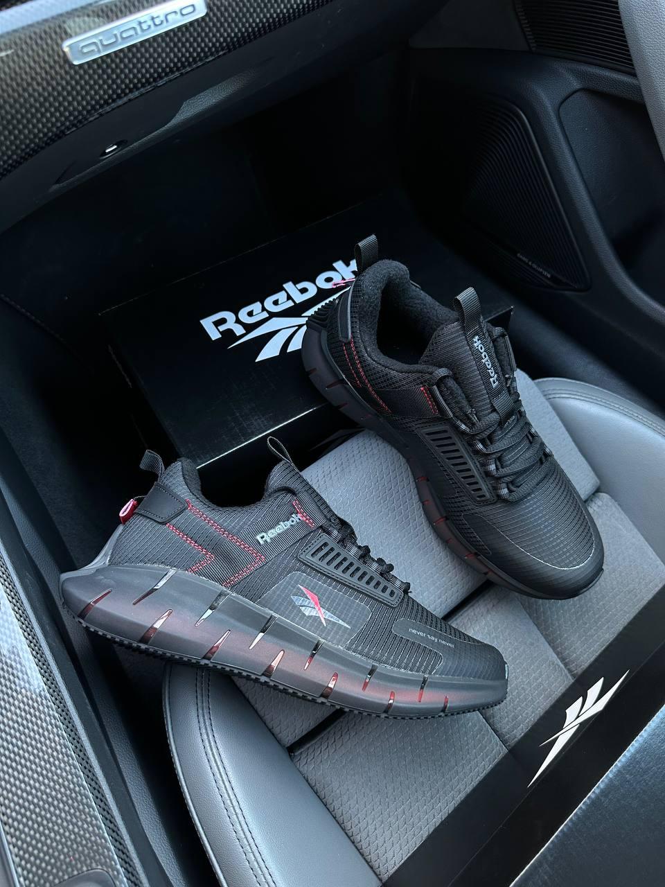 Чоловічі кросівки Reebok Zig Kinetica Fleece Black Red