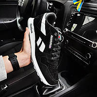 Чоловічі кросівки Reebok Classic чорні з білим хорошее качество Размер 45(28,5см);