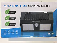 Уличный светильник с датчиком движения на солнечной батарее 48 LED Solar Motion Sensor Light 1626A