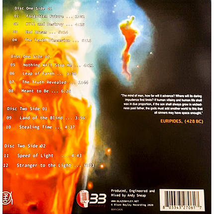 Вінілова пластинка Blaze — Tenth Dimension 2LP 2002/2020 (BBRVG006), фото 2